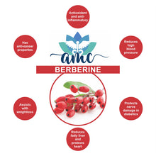 Load image into Gallery viewer, Berberine is a natural herbal medicine extract for glucose, insulin and inflammation control. www.amcmed.co.za
