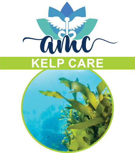 AMC’s Kelp Care is an extract containing 46 minerals, 16 amino acids and 11 vitamins such as iodine, potassium, magnesium and iron.  Iodine is an important element in the production of thyroid hormones that regulate the body’s energy production, and promotes growth and development. www.amcmed.co.za